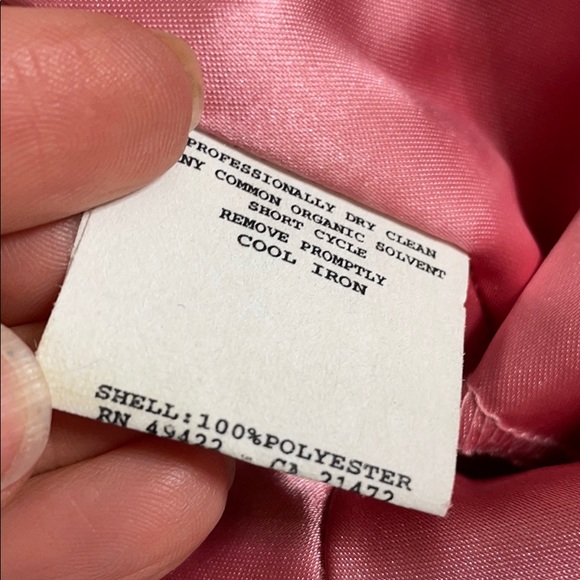 Vintage Gunne Sax pink sateen halter maxi … - Picture 9 of 12